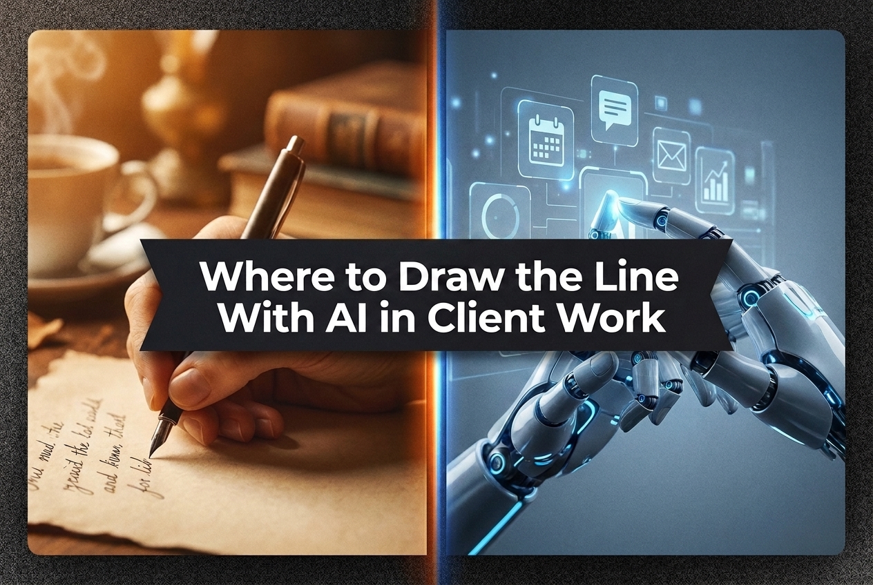 Where to Draw the Line With AI in Client Work