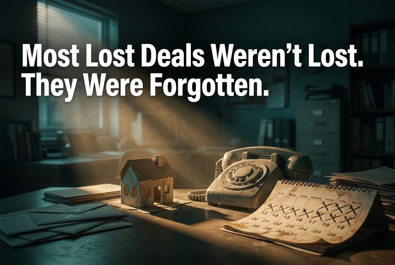 Most Lost Deals Weren't Lost. They Were Forgotten.