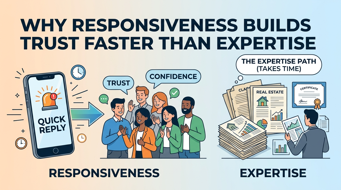 Why Responsiveness Builds Trust Faster Than Expertise