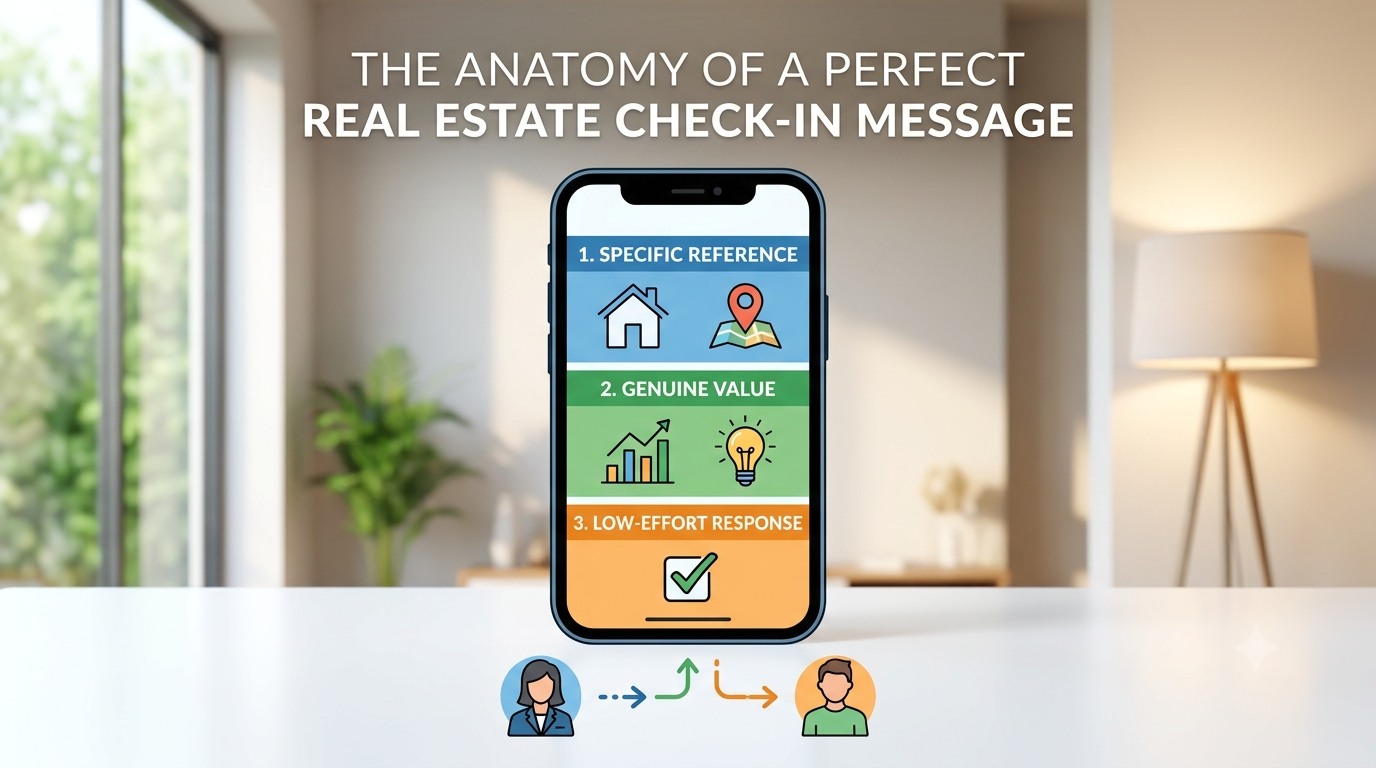 The Anatomy of a Perfect Real Estate Check-In Message