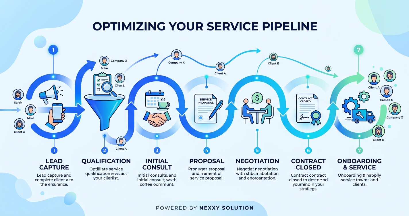  The 7 Sales Pipeline Stages Every Service Business Needs